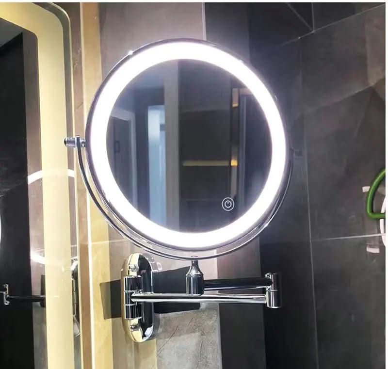 BRIGHTLOOK – Magnifying Mirror – Rechargeable LED makeup mirror