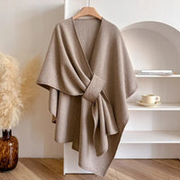 ELEGLOW – Poncho Scarf Coat – Chic Warm Multi-Wear Fashion Wrap
