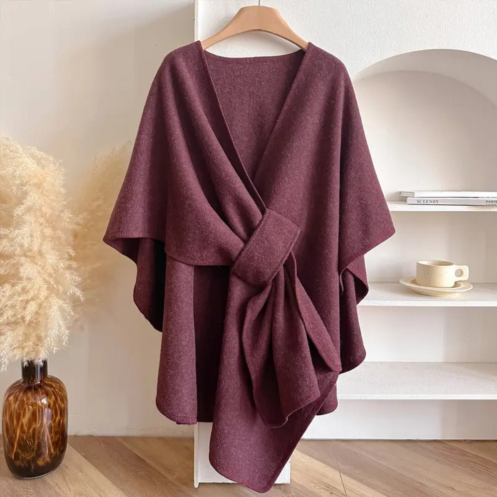 ELEGLOW – Poncho Scarf Coat – Chic Warm Multi-Wear Fashion Wrap