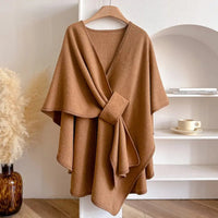 ELEGLOW – Poncho Scarf Coat – Chic Warm Multi-Wear Fashion Wrap