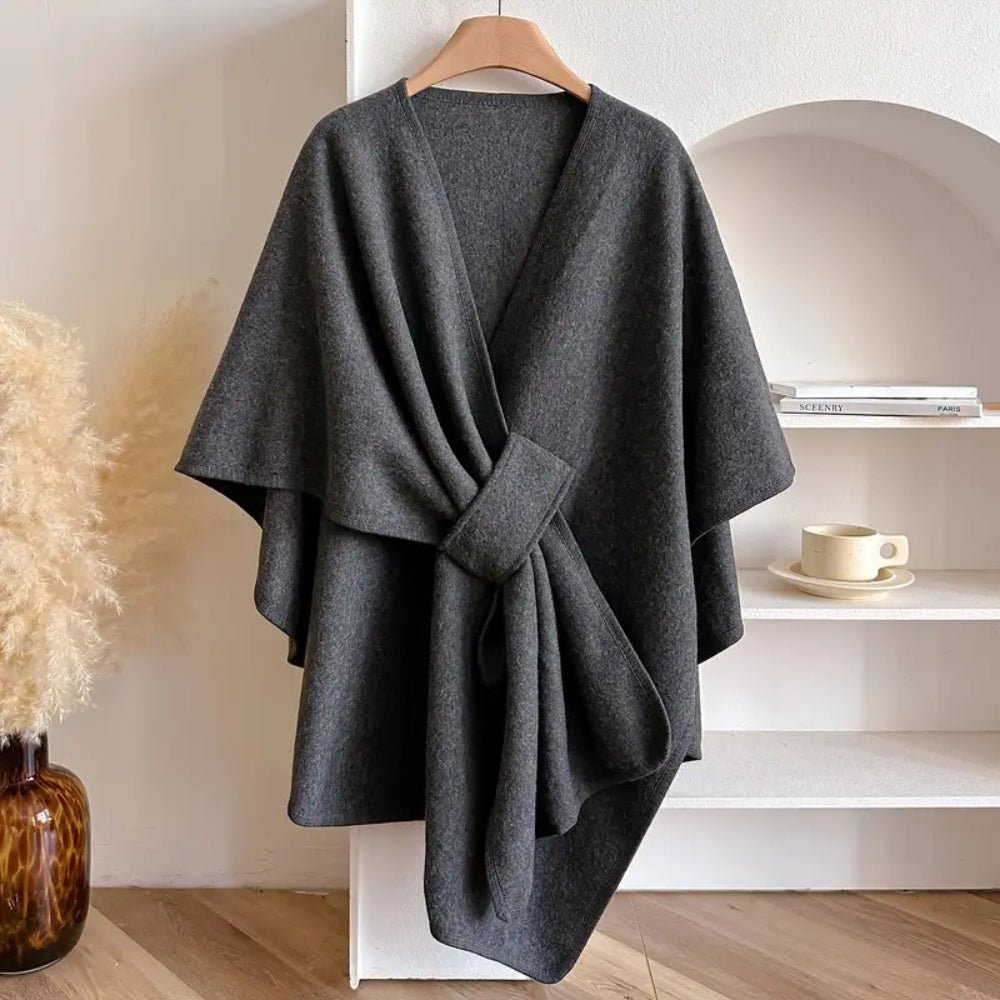ELEGLOW – Poncho Scarf Coat – Chic Warm Multi-Wear Fashion Wrap