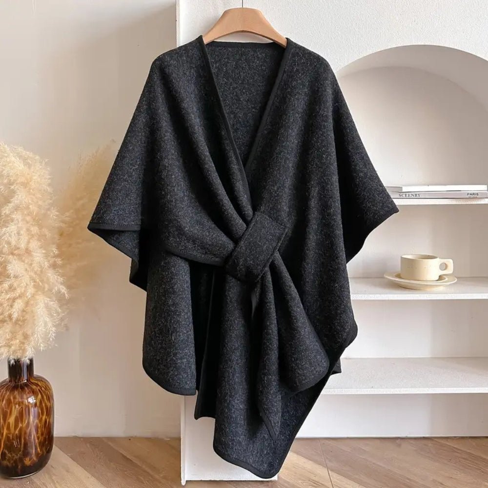 ELEGLOW – Poncho Scarf Coat – Chic Warm Multi-Wear Fashion Wrap