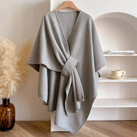 ELEGLOW – Poncho Scarf Coat – Chic Warm Multi-Wear Fashion Wrap