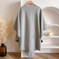 ELEGLOW – Poncho Scarf Coat – Chic Warm Multi-Wear Fashion Wrap