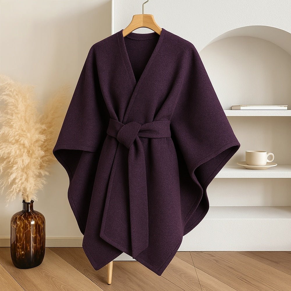 ELEGLOW – Poncho Scarf Coat – Chic Warm Multi-Wear Fashion Wrap