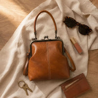CLASPELLE – Vintage Kiss-Lock Crossbody Bag for Signature Style