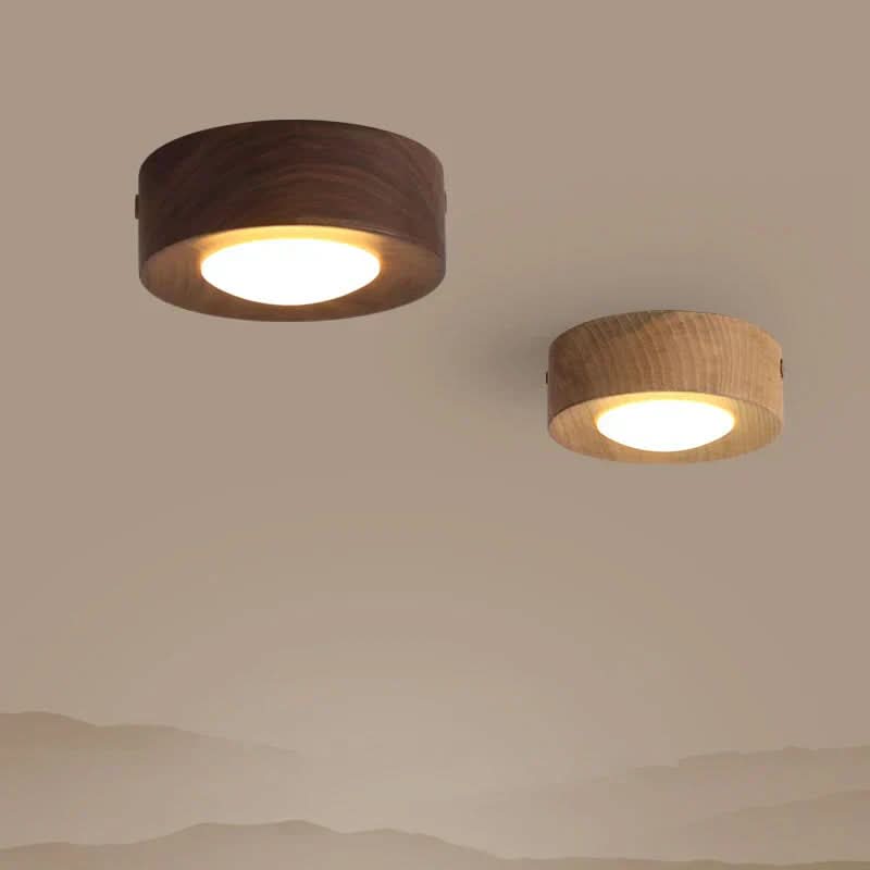 Walnora - Walnut LED Ceiling Light