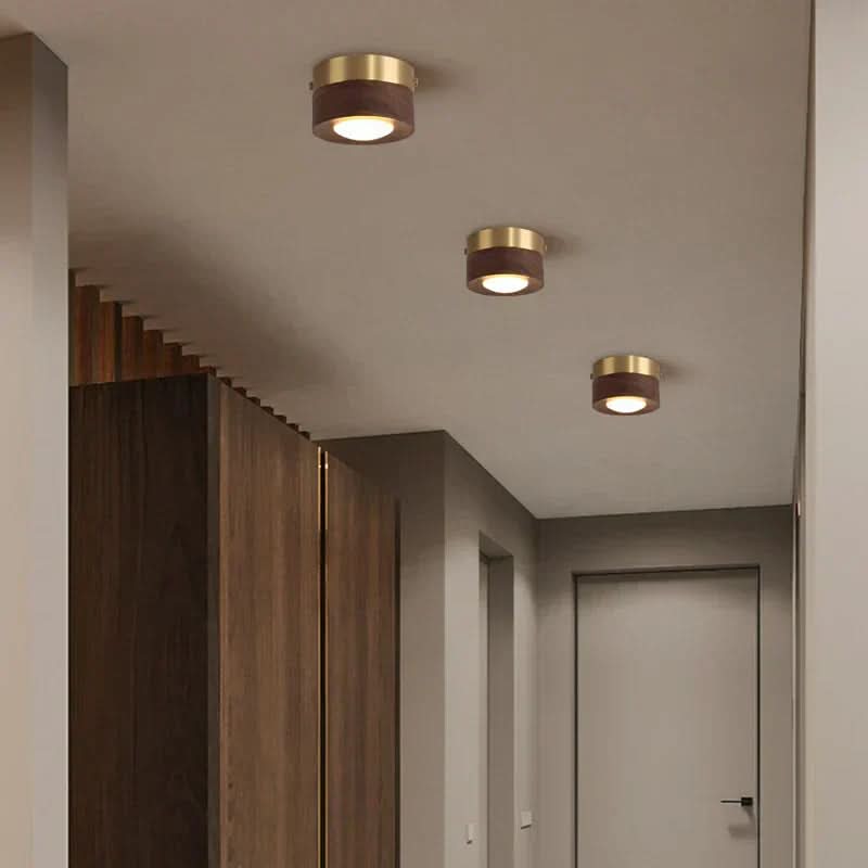Walnora - Walnut LED Ceiling Light