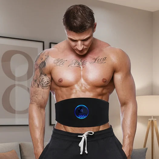 COREPULSE – EMS Ab Muscle Stimulator Belt for Core Training and Toning with adjustable intensity levels for effective home fitness and muscle activation