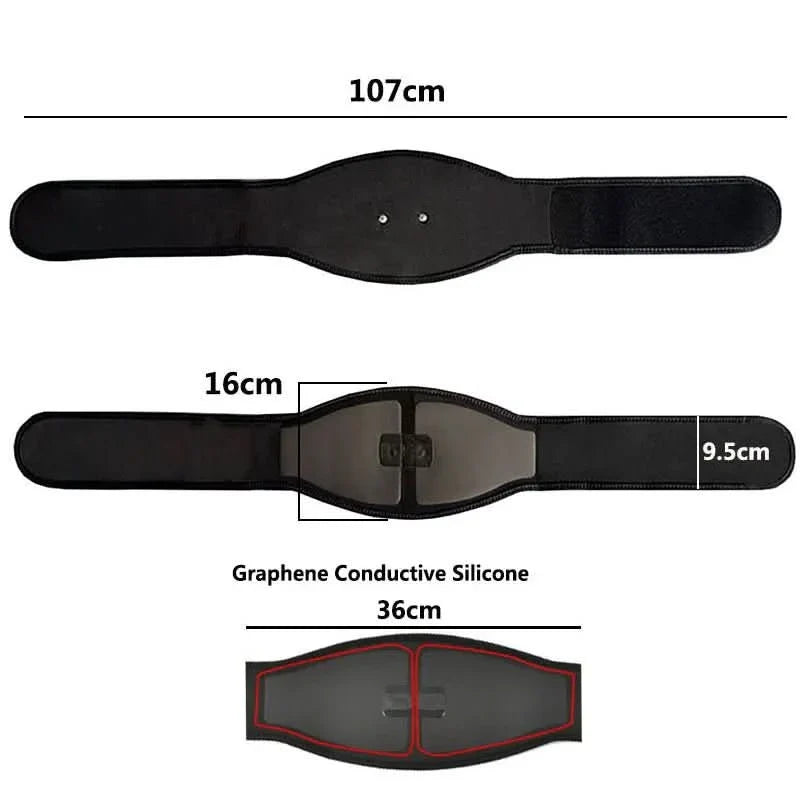 COREPULSE – EMS Ab Muscle Stimulator Belt for Core Training and Toning with adjustable intensity levels for effective home fitness and muscle activation