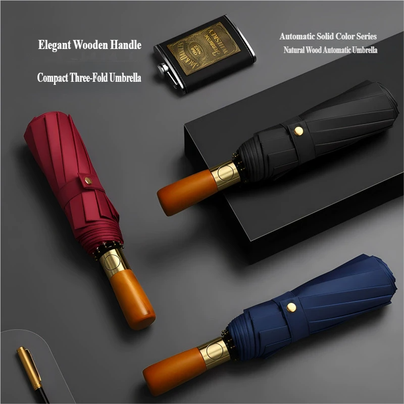 STORMWOOD – Automatic Folding Umbrella