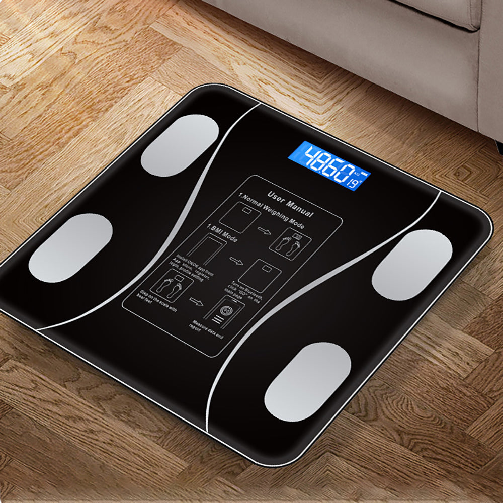 FITTRACK - Smart body weight scale with LCD display for daily health monitoring