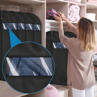 COVERNEST – Set da 10 coperture per abiti con finestra