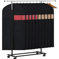 COVERNEST – Set da 10 coperture per abiti con finestra