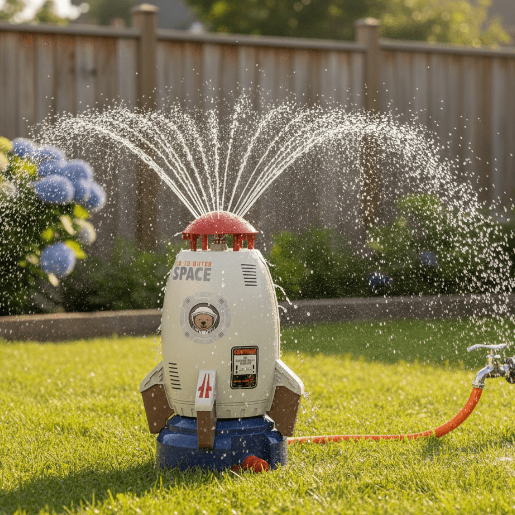 SPLASHJOY – Rotating Water Sprinkler Toy