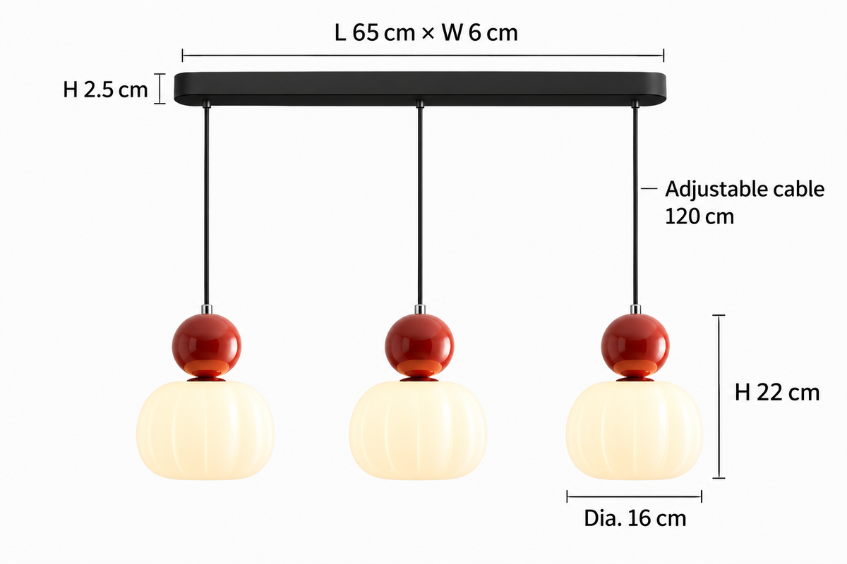 ORBAVENIXA – Candeeiro suspenso escultural para decoração de interiores contemporânea