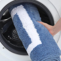 SOFTFOOT - Non-slip microfiber bath mat for soft, safe, and comfortable bathroom floors