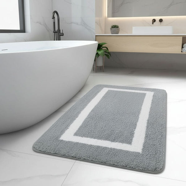 SOFTFOOT - Rutschfeste Mikrofaser-Badematte für weiche, sichere und bequeme Badezimmerböden