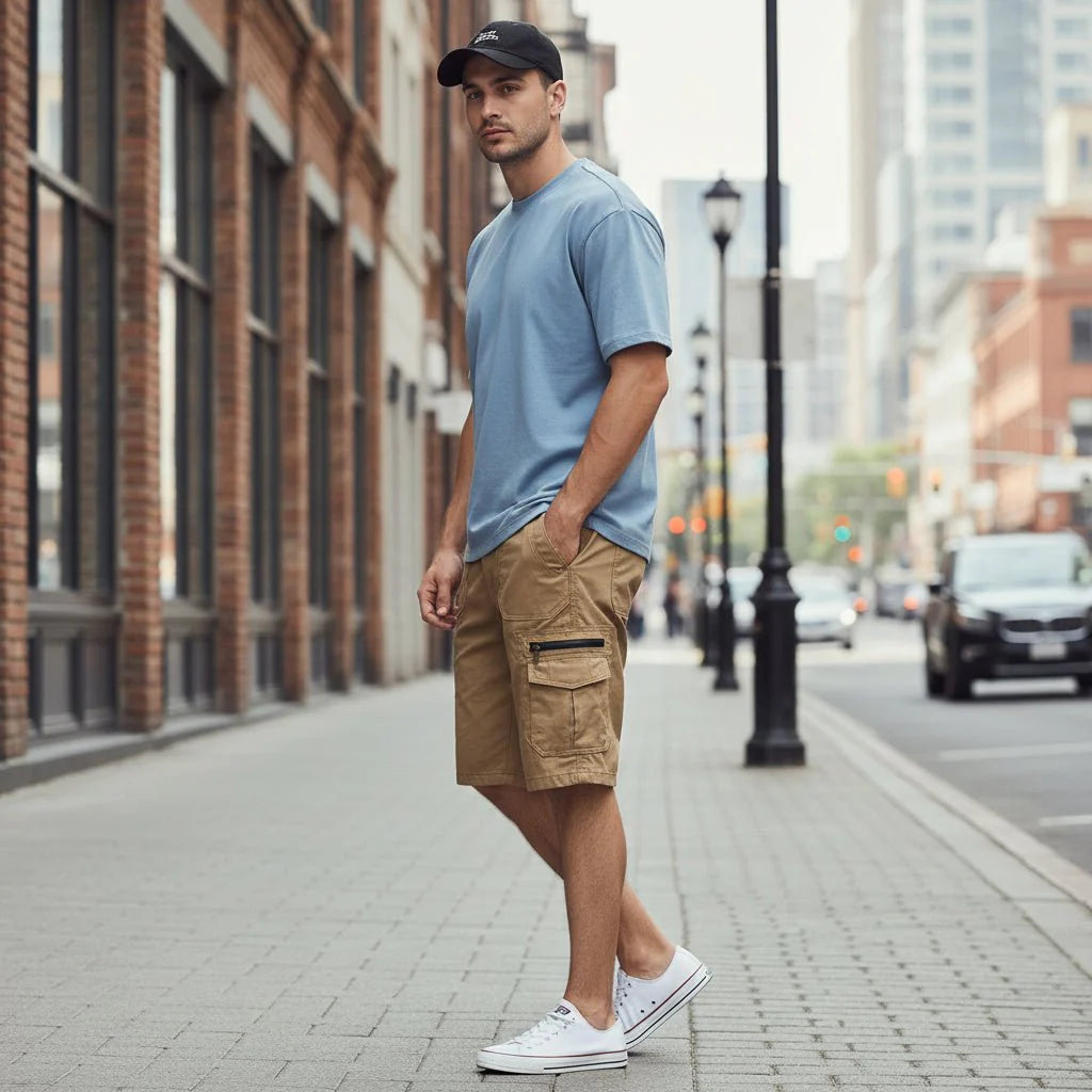 LOUNGEORA – Comfortable Men's Shorts for Relaxed Outdoor Living