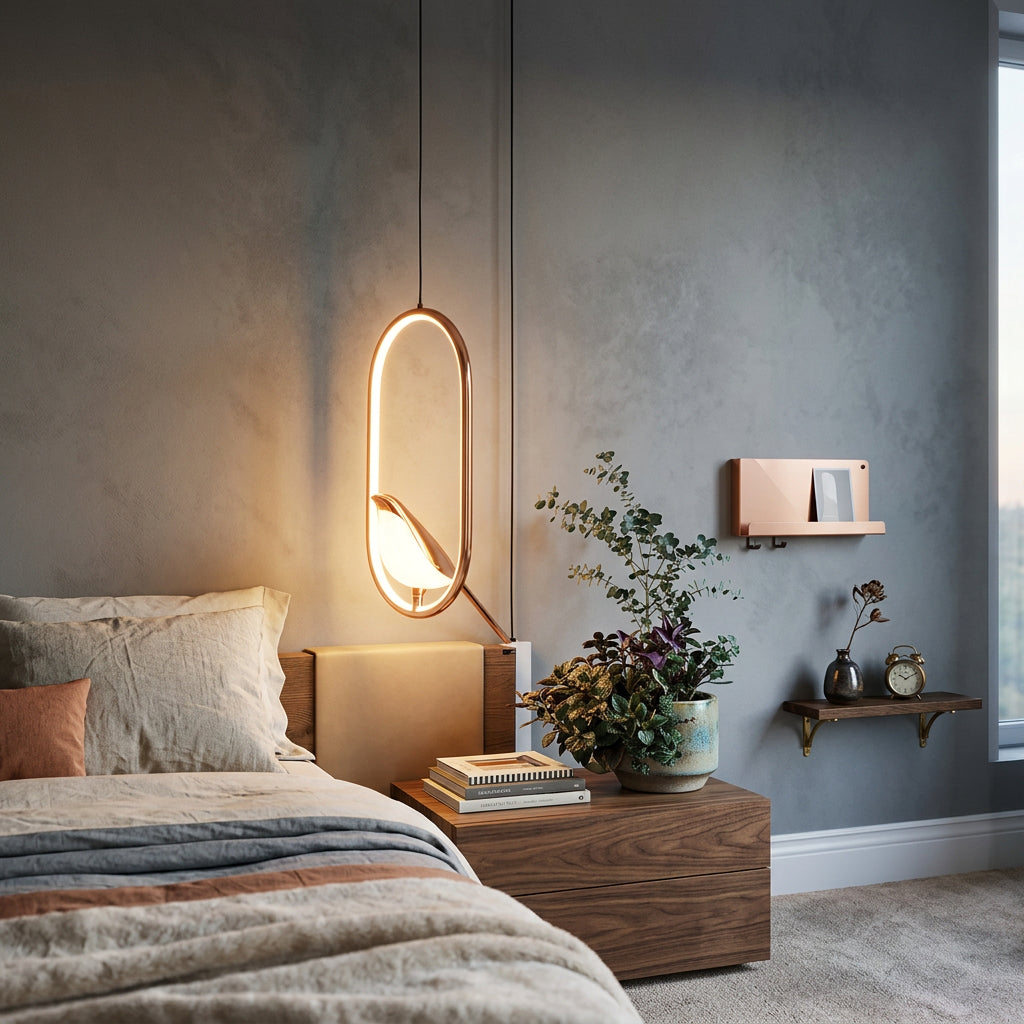 AVIANZELIX – Bird-Shaped Pendant Light for Charming Interior Ambience