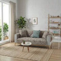 QUILAVORA – Quilted Jacquard Sofa Cover for Elegant Living Rooms