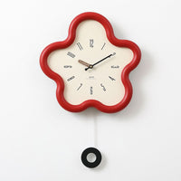 ROSESWAY – Orologio a pendolo floreale 3D con movimento silenzioso