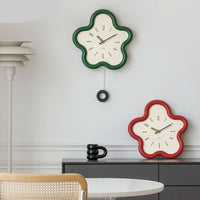ROSESWAY – Orologio a pendolo floreale 3D con movimento silenzioso