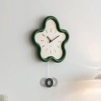ROSESWAY – Orologio a pendolo floreale 3D con movimento silenzioso