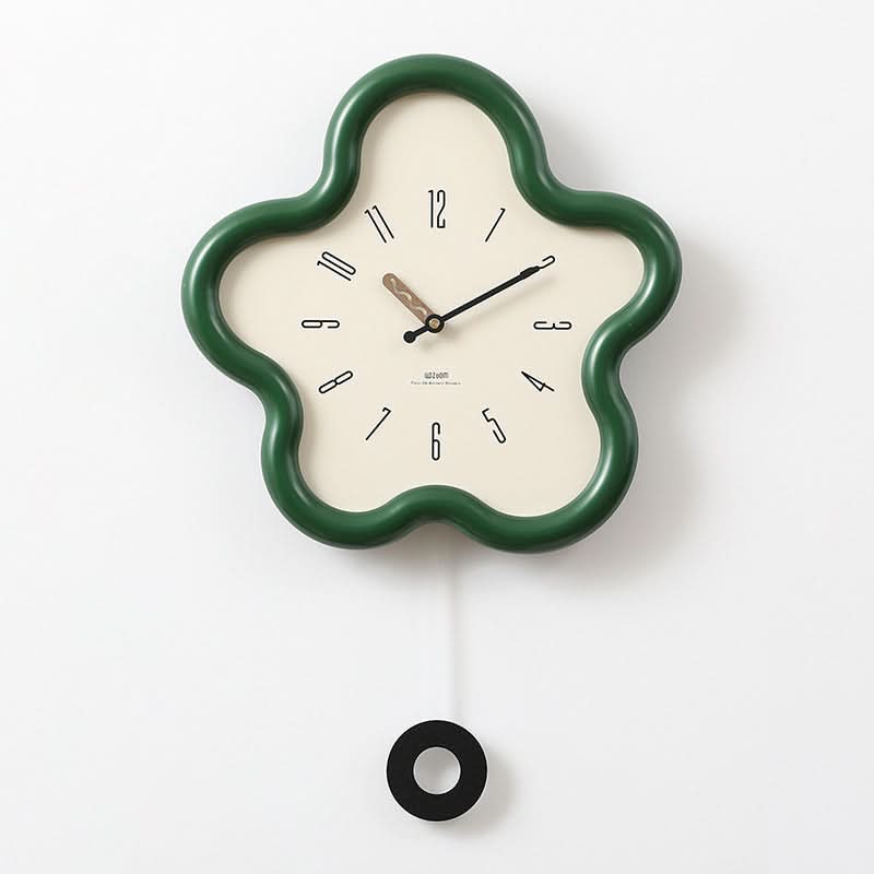 ROSESWAY – Orologio a pendolo floreale 3D con movimento silenzioso