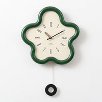 ROSESWAY – Orologio a pendolo floreale 3D con movimento silenzioso