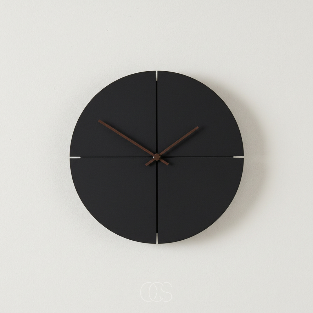STILLORALE – Silent Wall Clock for Serene Interior Decor