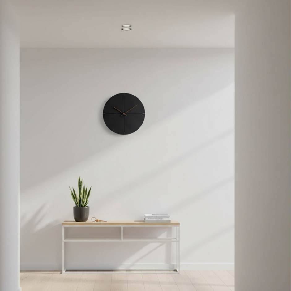 STILLORALE – Silent Wall Clock for Serene Interior Decor