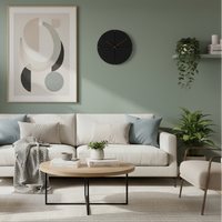 STILLORALE – Silent Wall Clock for Serene Interior Decor