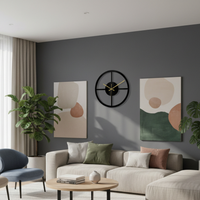GEOTERRA – Geometric Silent Wall Clock for Modern Interiors