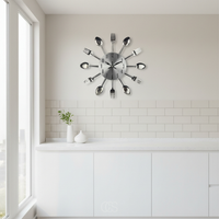 CULITICK – Cutlery Wall Clock for a Silent Kitchen Statement
