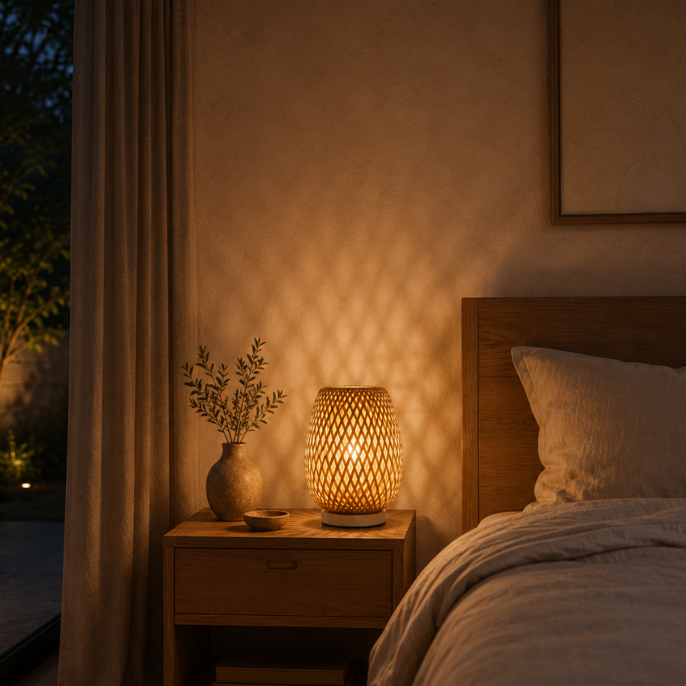 ZENAVENORA – Dekorativ LED-bordlampe til afslappende belysning i hjemmet
