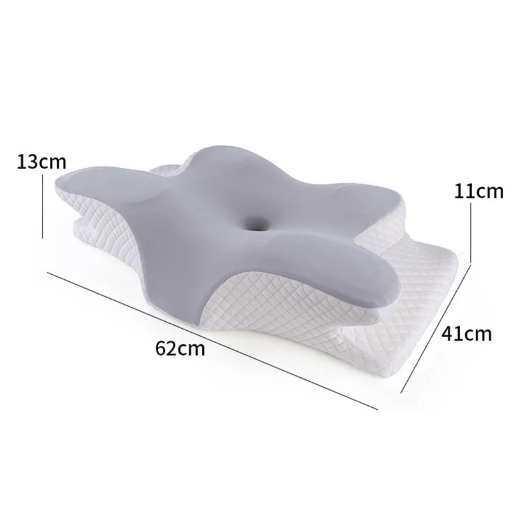 RESTOVA – Contour Neck Pillow – Ergonomic cervical support sleep cushion