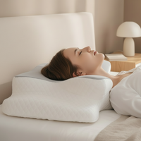 RESTOVA – Contour Neck Pillow – Ergonomic cervical support sleep cushion