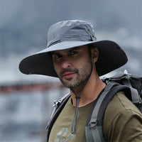 Outdoor Cowboy Style Fishing Hat - Oversized Brim for Sun Protection 5