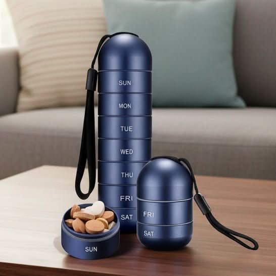 MEDISHELL - 7-Tage Aluminium Pillenorganizer