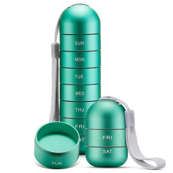 MEDISHELL - 7-Day Aluminum Pill Organizer
