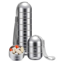 MEDISHELL - 7-Day Aluminum Pill Organizer