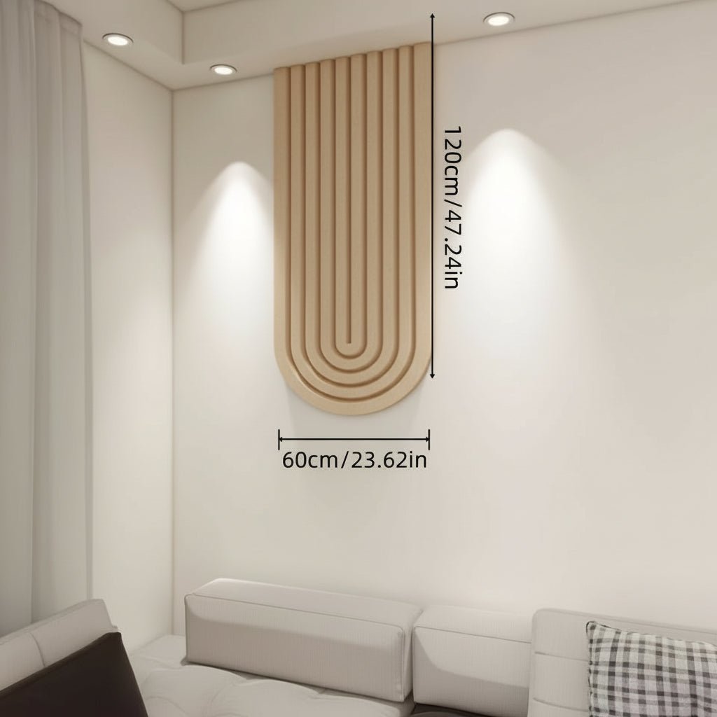 CURVONOTE - Curved felt organizer pinboard for modern wall styling