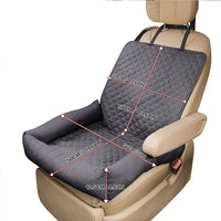 TRAVELTAIL - Waterproof dog car seat cover and travel bed for safe, clean, and comfortable pet travel