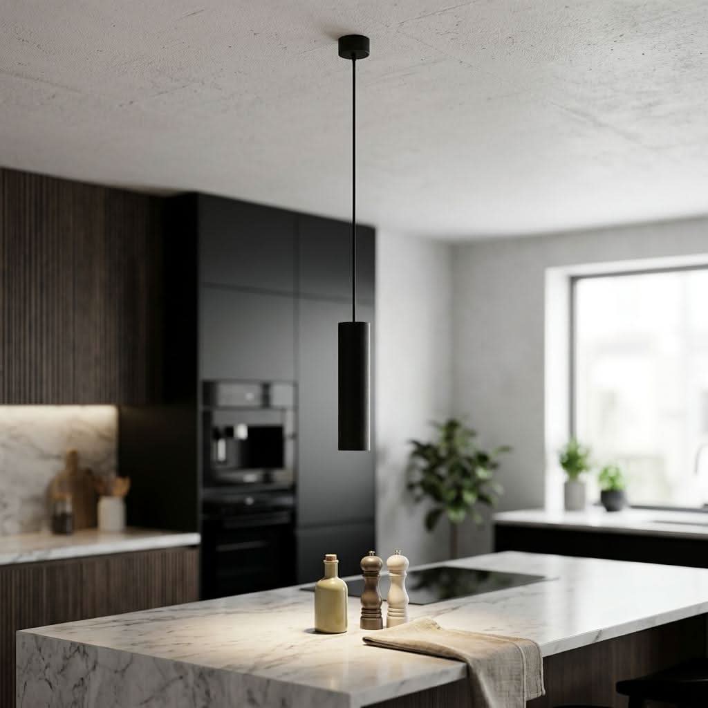 FOCALTRIXA – Lampada a sospensione tubolare minimalista per un’illuminazione precisa degli ambienti