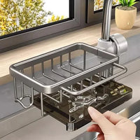 SINKVESSA – Space-Saving Sink Drain Rack for Convenient Organization