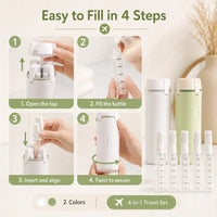 POURPOD – 4 in 1 Travel Bottle