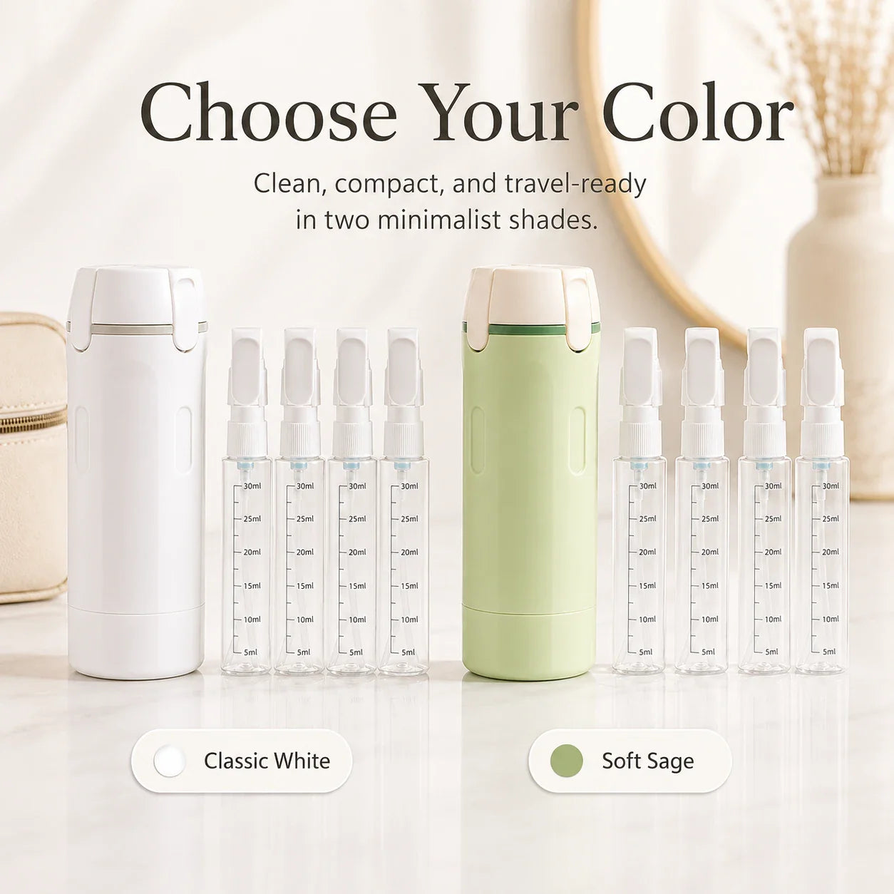POURPOD – 4 in 1 Travel Bottle