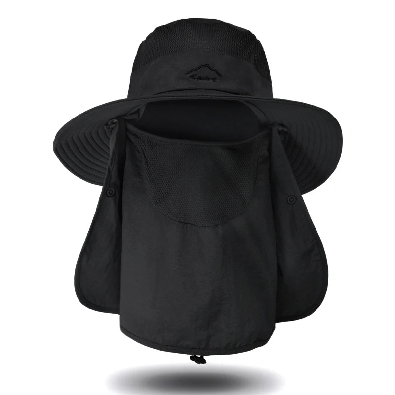 Quick Drying Breathable Fishing Hat for Men & Women - Protective Face Mask, Ideal for Outdoor Activities 2