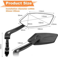 ROADSIGHT – Adjustable Wide-Angle Bicycle Rearview Mirror for Safer Riding